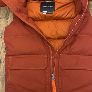 Marmot boys Rust Puffer Vest 700 Fill